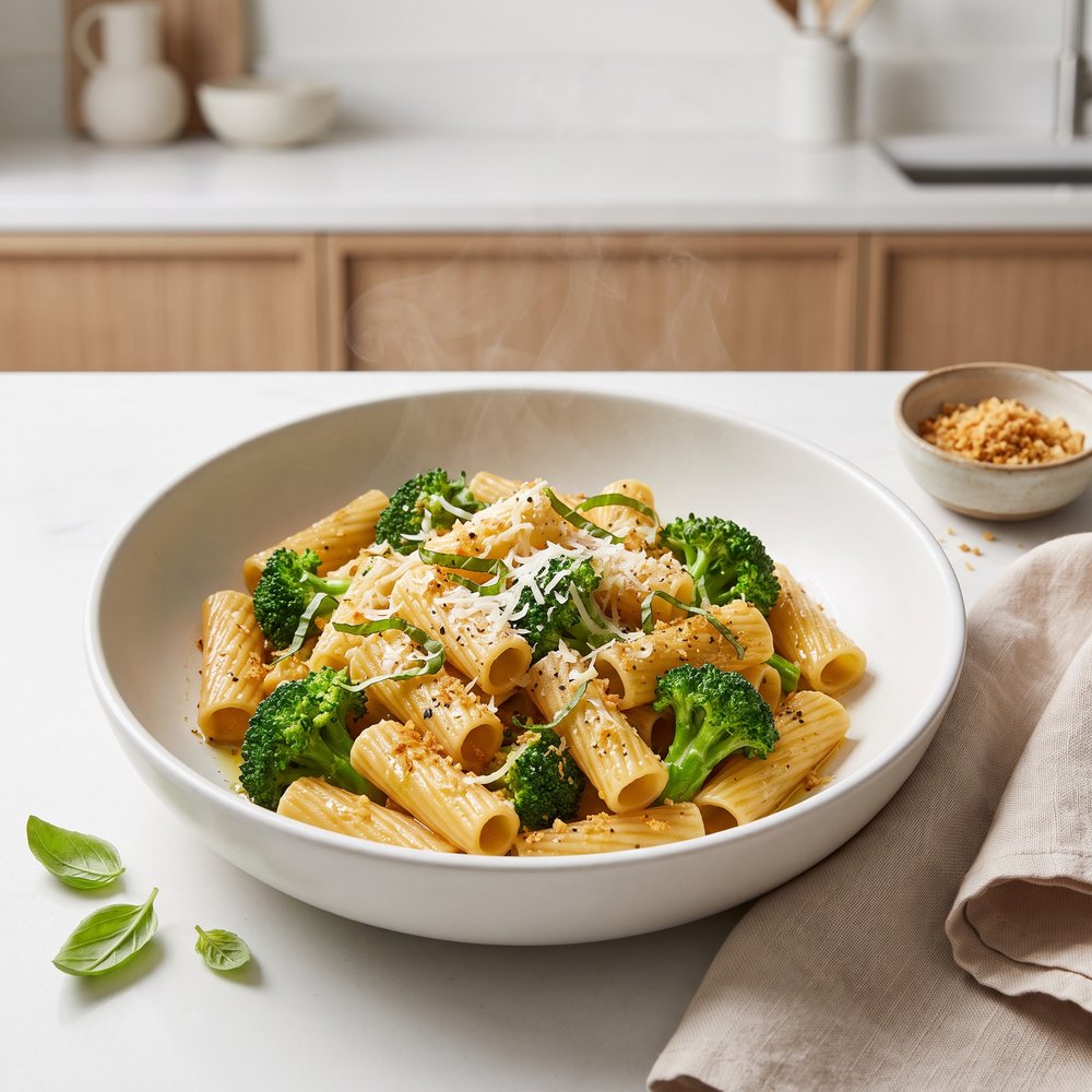 Rigatoni Tossed with Broccoli