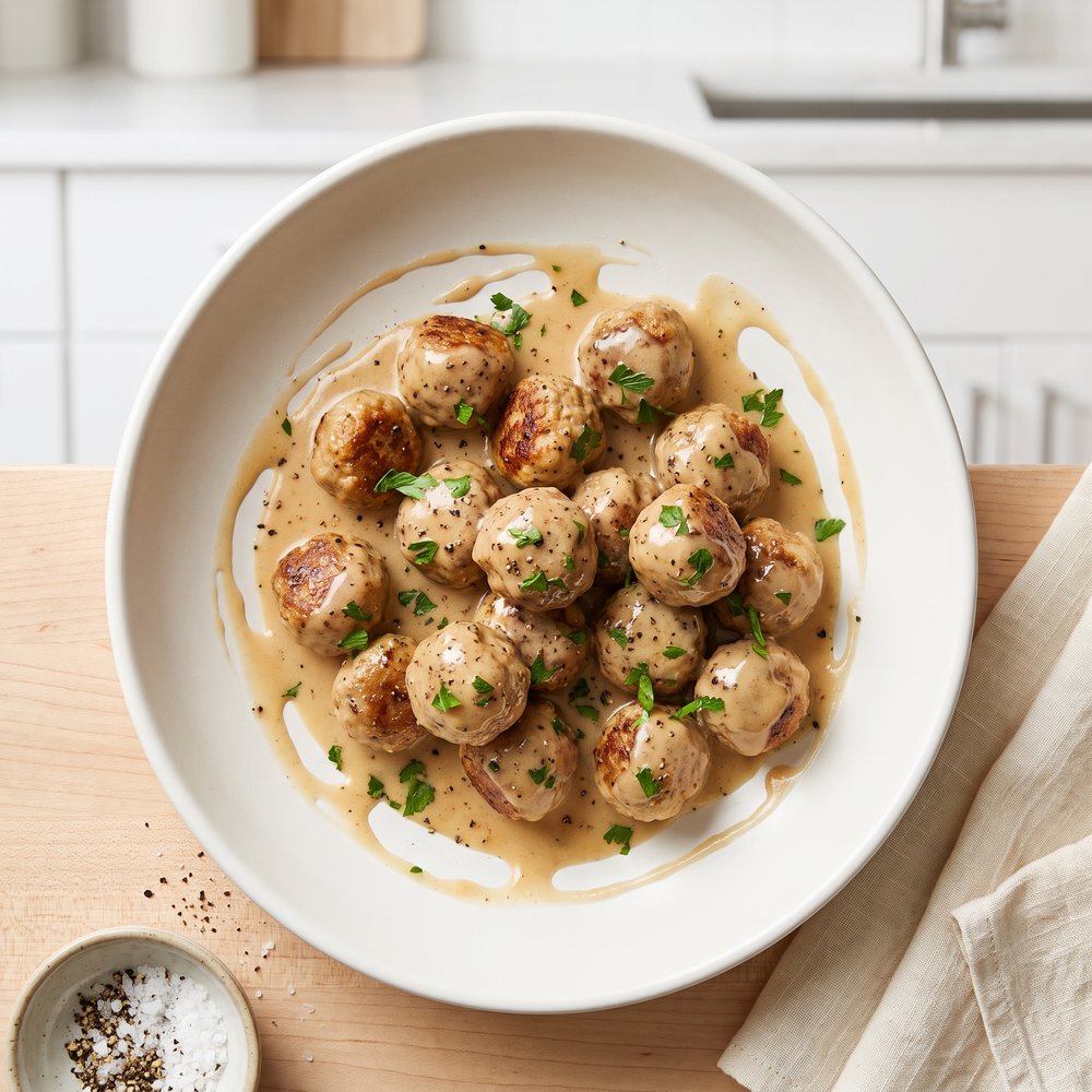 Swedish-Style Turkey Meatballs
