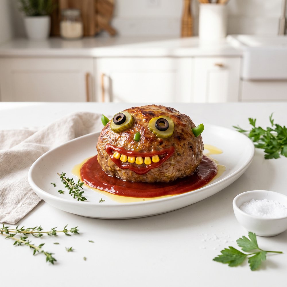 Spooky Halfling-Themed Meatloaf