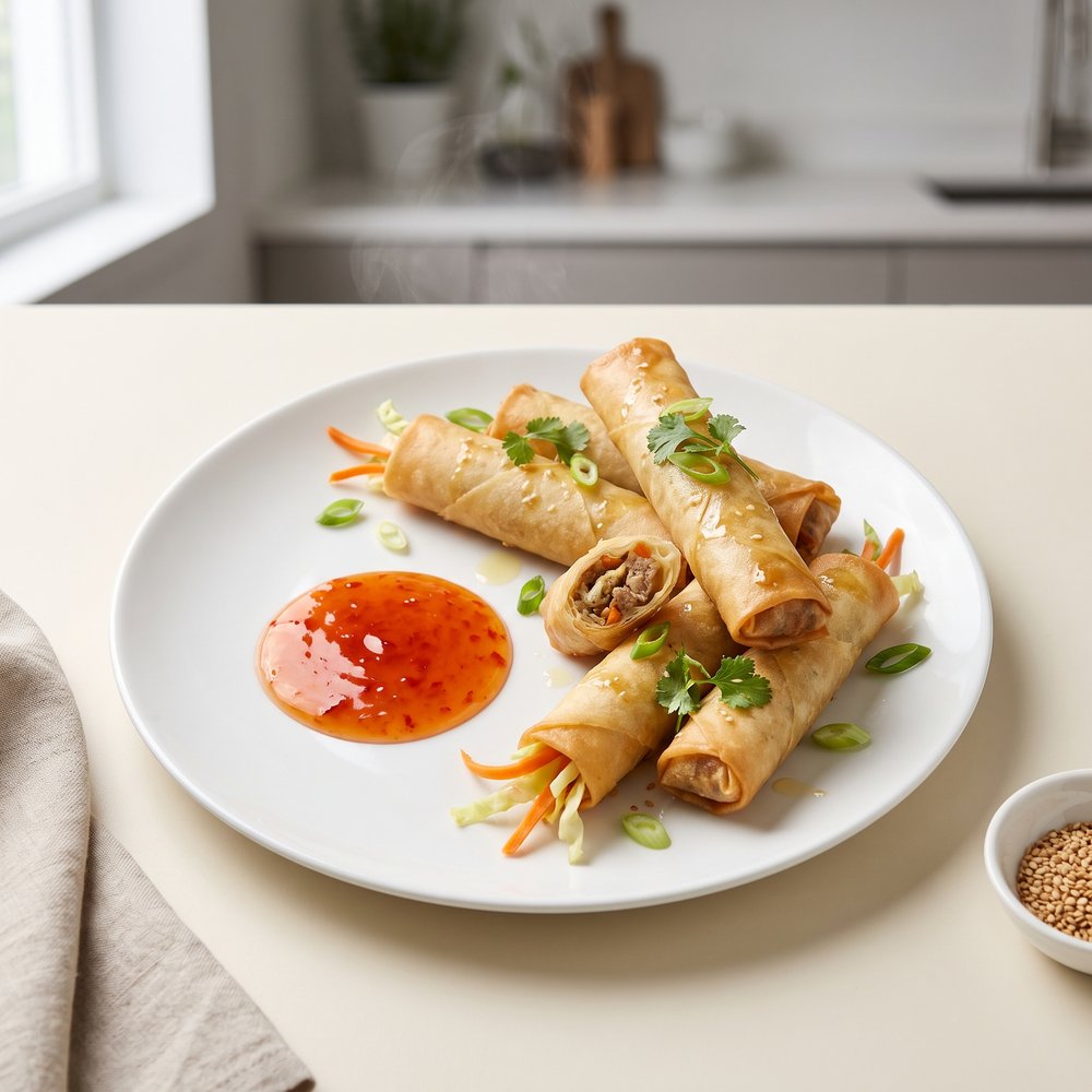 Crispy Air-Fried Lumpia Rolls
