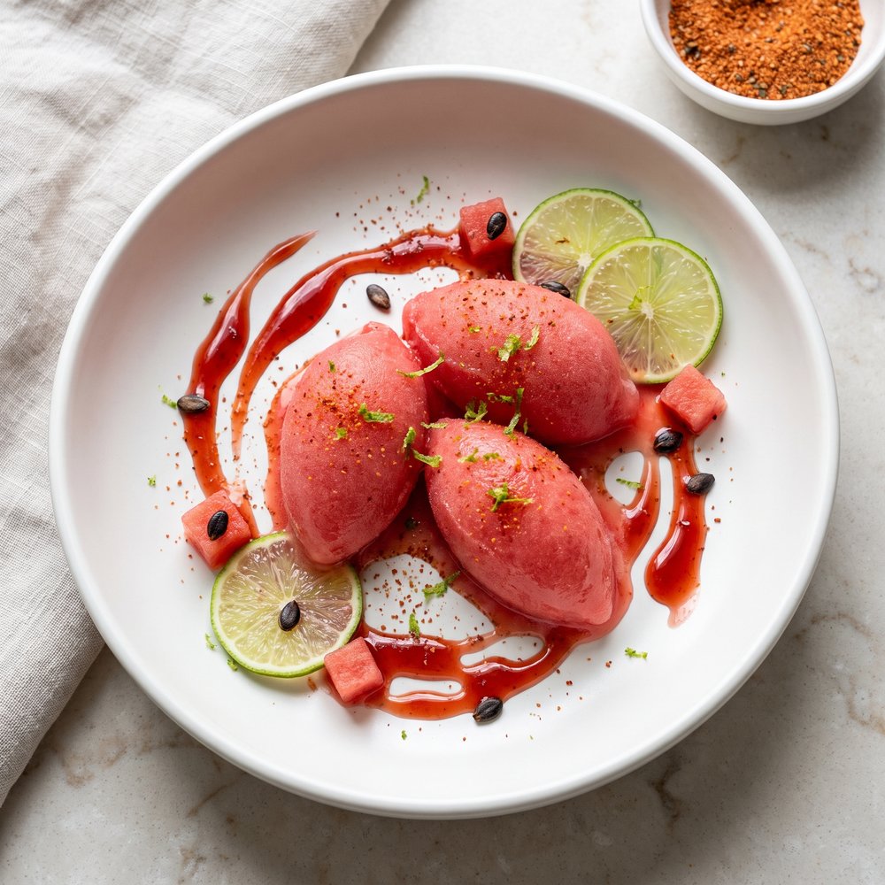 Mexican-Inspired Watermelon Sorbet (Nieve de Sandia)