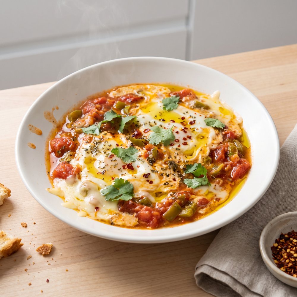 Menemen (Turkish-Style Soft Scrambled Eggs)