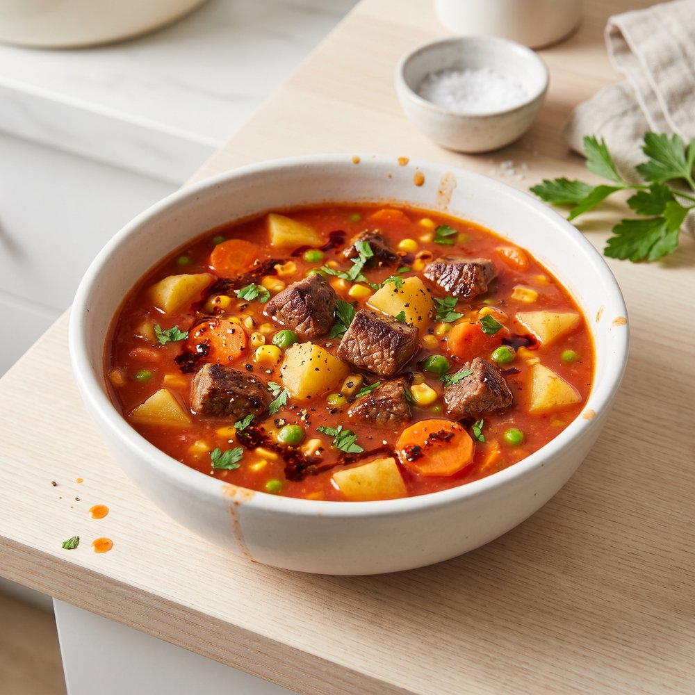 Hearty Venison and Vegetable Soup