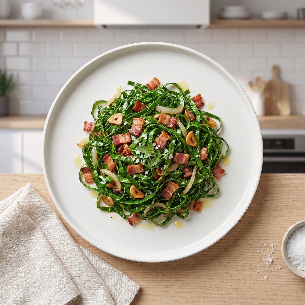 Brazilian Collard Greens (Couve a Mineira)
