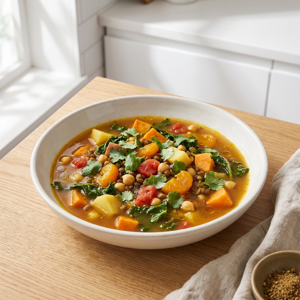 Prep-Ahead Moroccan-Style Vegetarian Stew