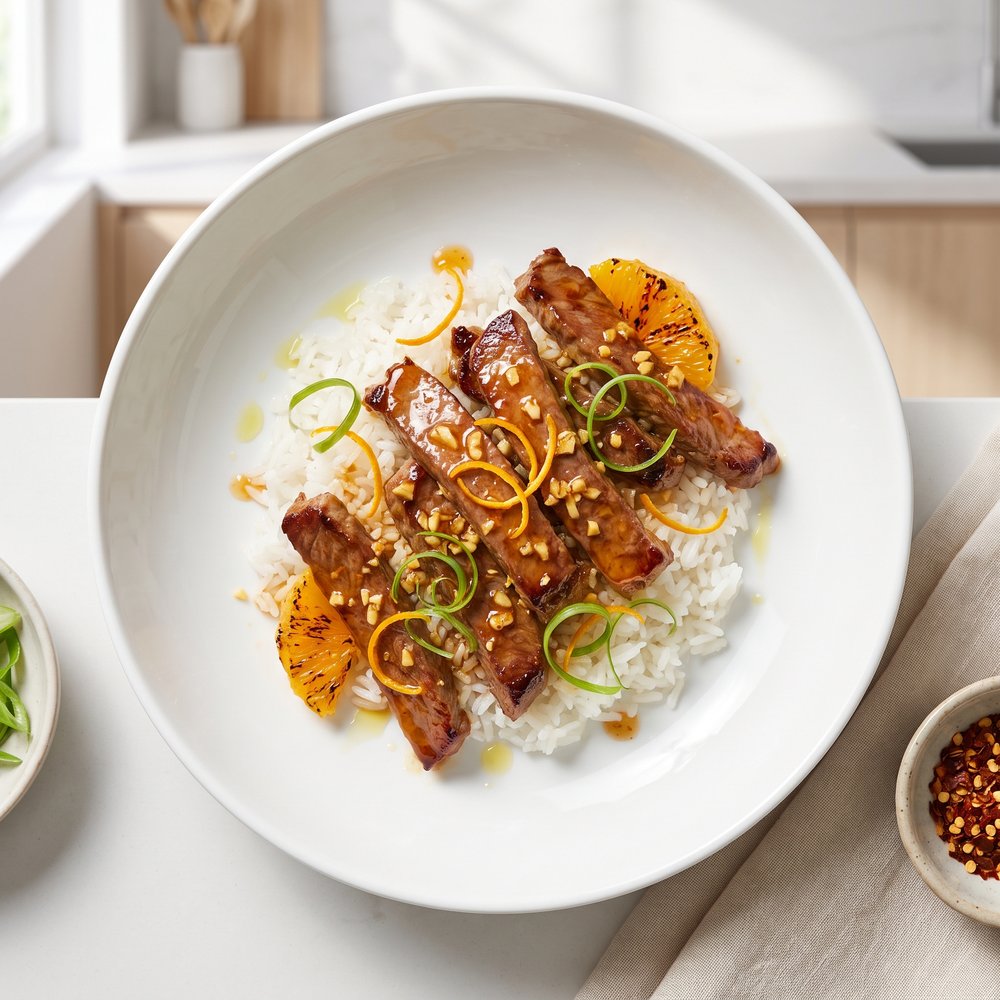 Orange Peel Beef