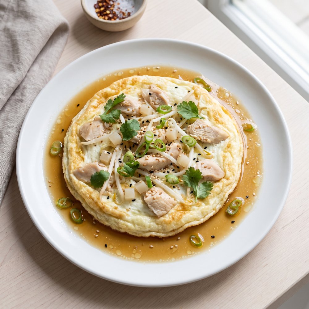Lightened Chicken Egg Foo Young
