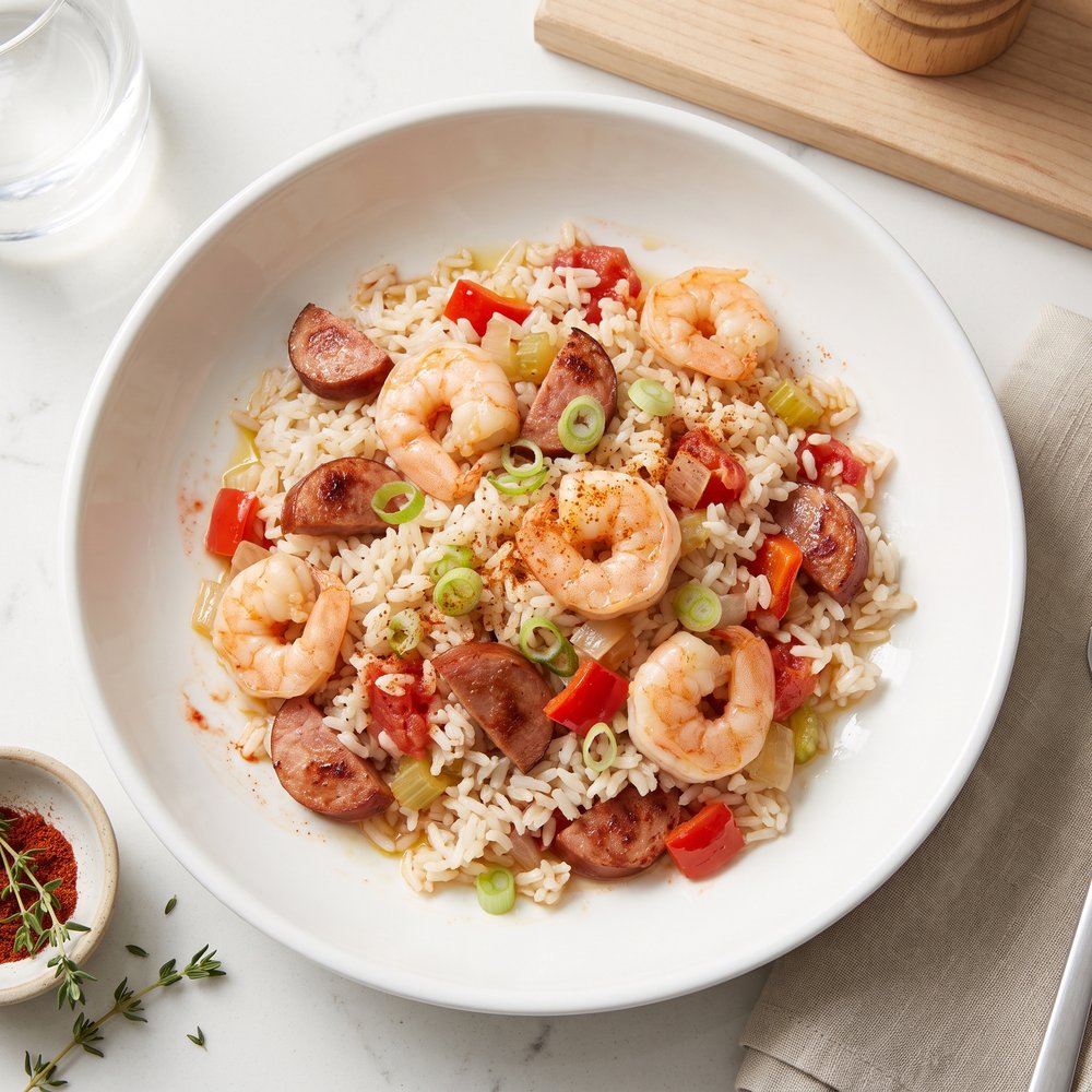 Jambalaya with Shrimp and Smoked Sausage