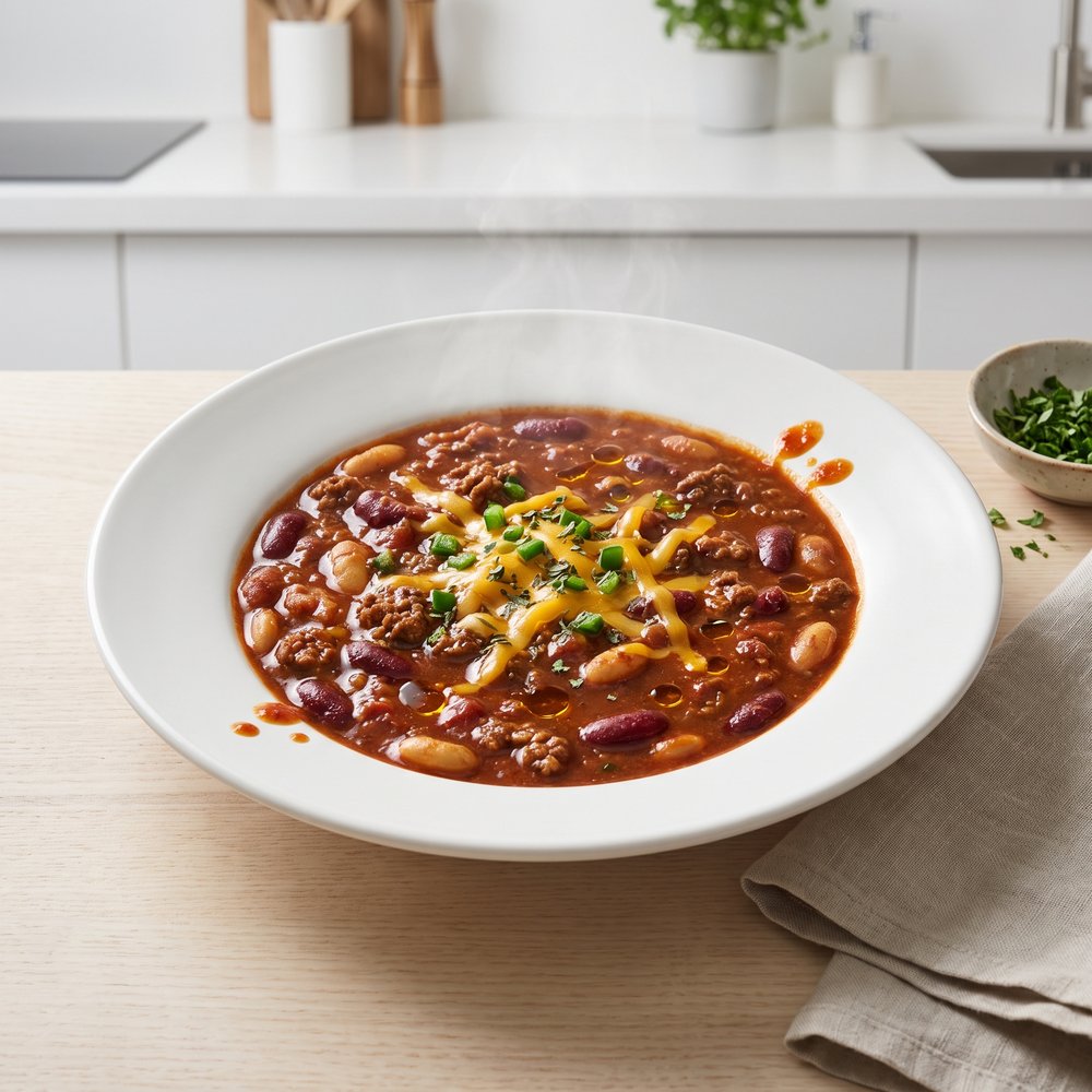 Tomato-Free Beef and Bean Chili
