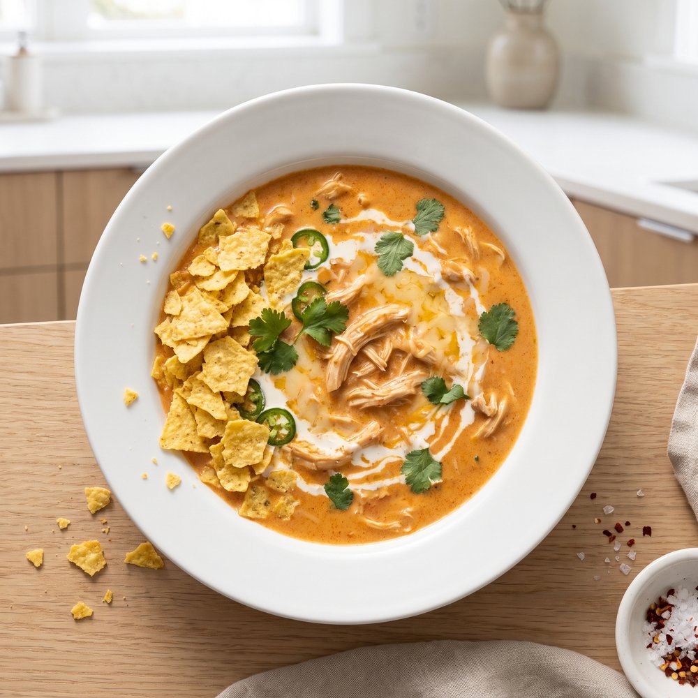 Department Store–Style Chicken Tortilla Soup