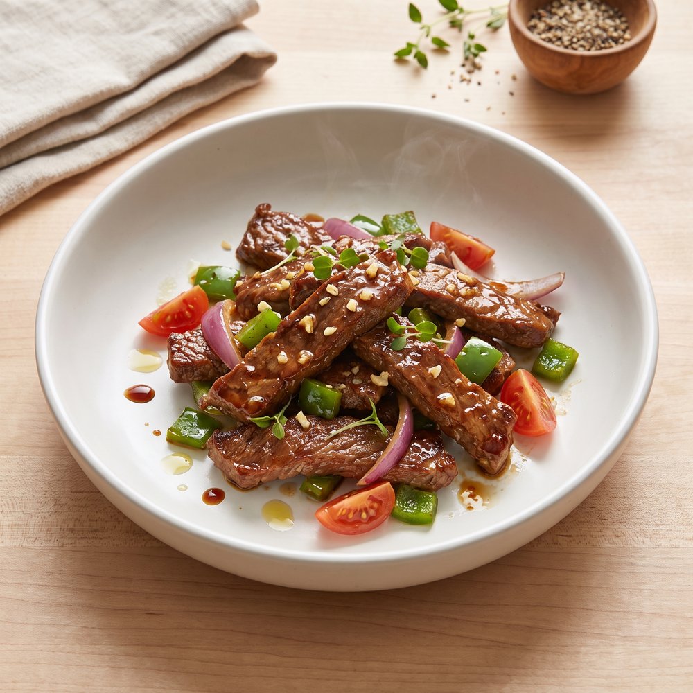 Chinese-Style Pepper Steak Stir-Fry