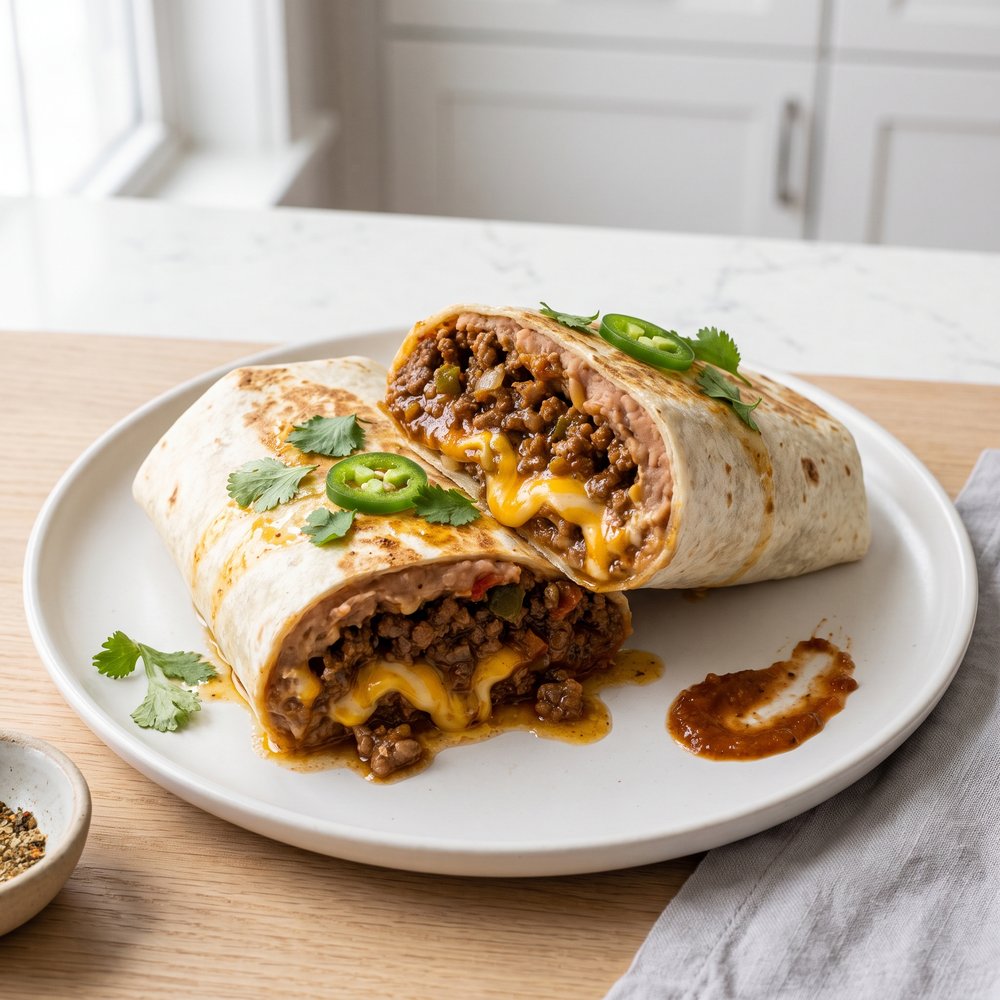 Sloppy Joe Burritos