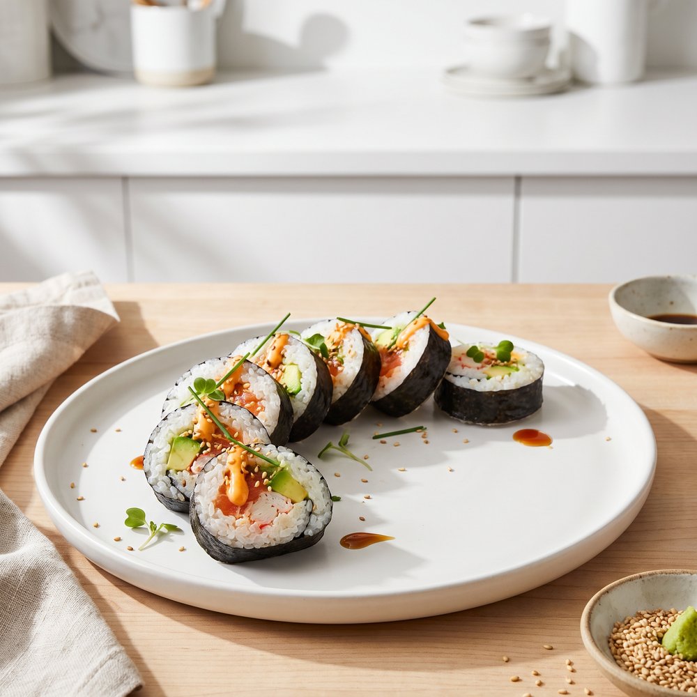 From-Scratch Sushi Roll Platter