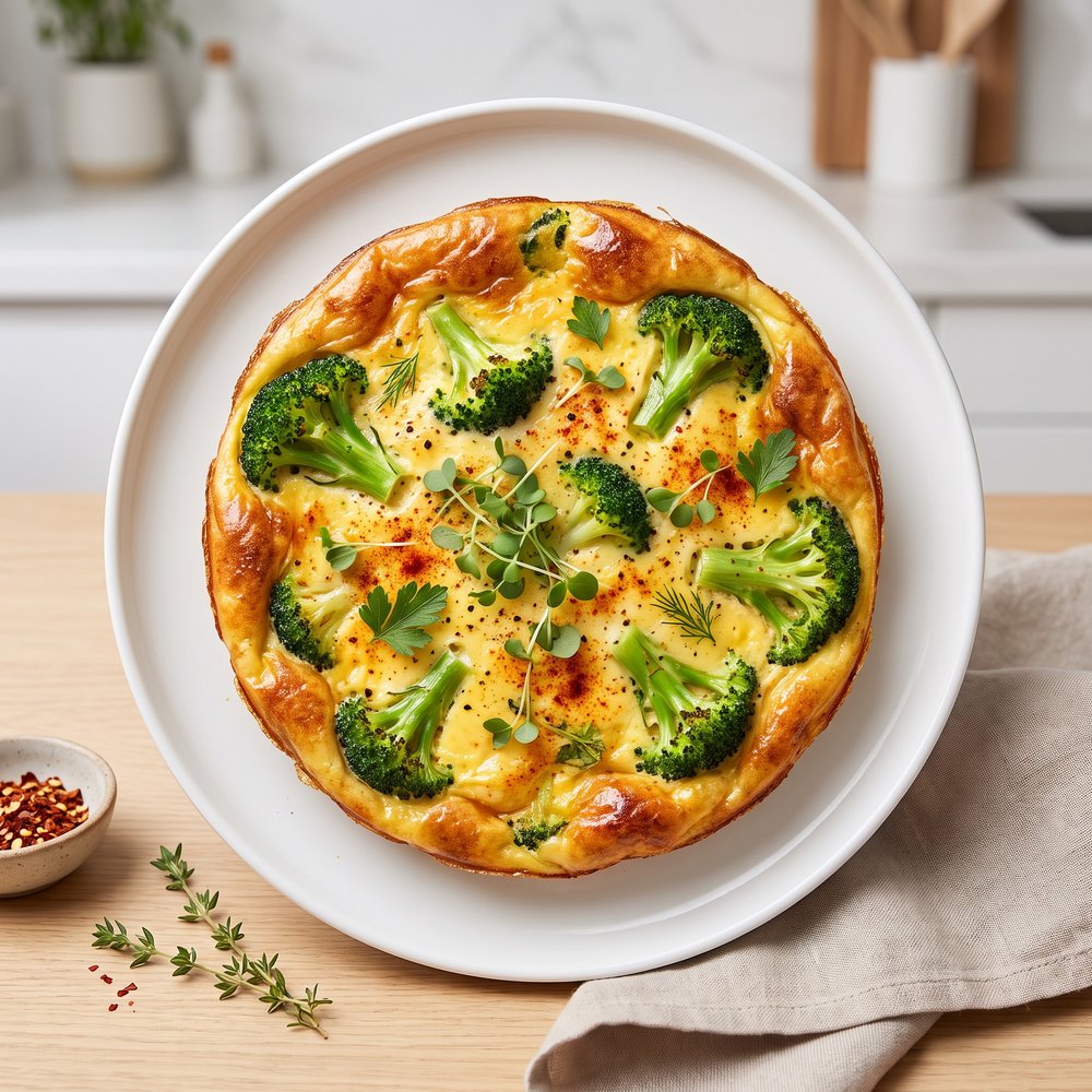 Simple Broccoli Egg Frittata