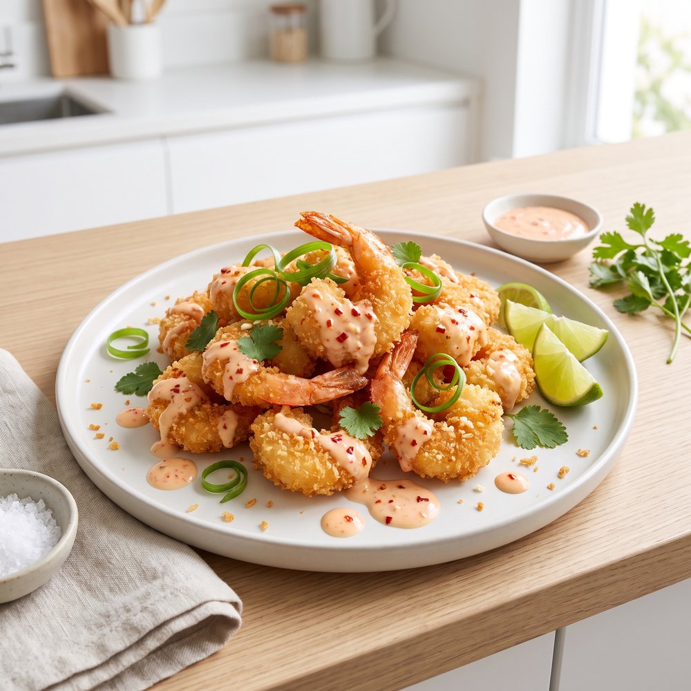 Crispy Air-Fryer Bang Bang Shrimp