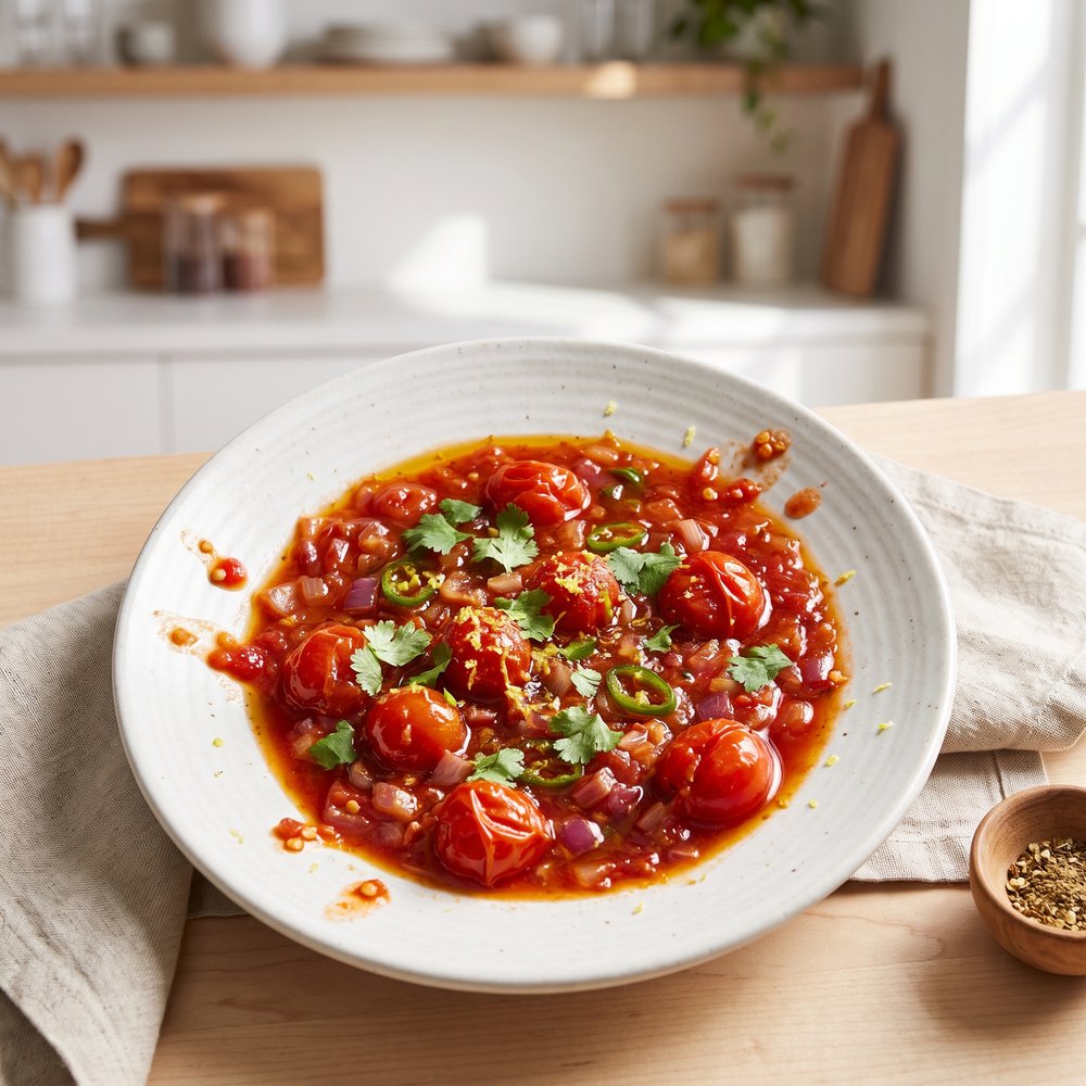 Mozambican Cherry Tomato Chutney