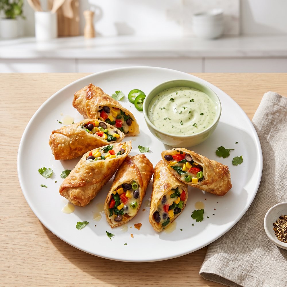 Restaurant-Style Southwestern Chicken Egg Rolls