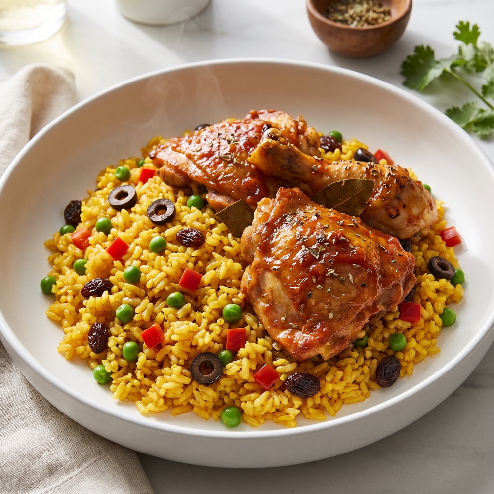 Panamanian Chicken and Rice (Arroz con Pollo)