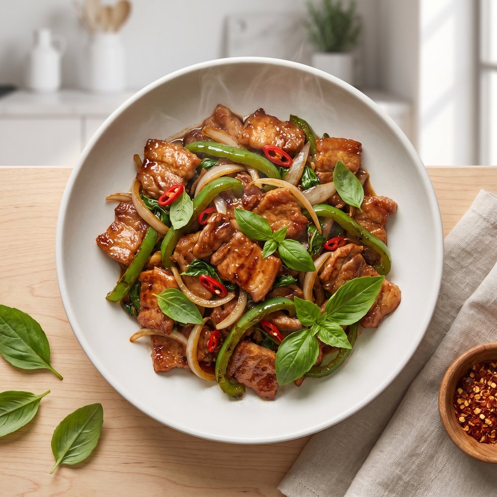 Pad Krapao (Thai Basil Pork Stir-Fry)