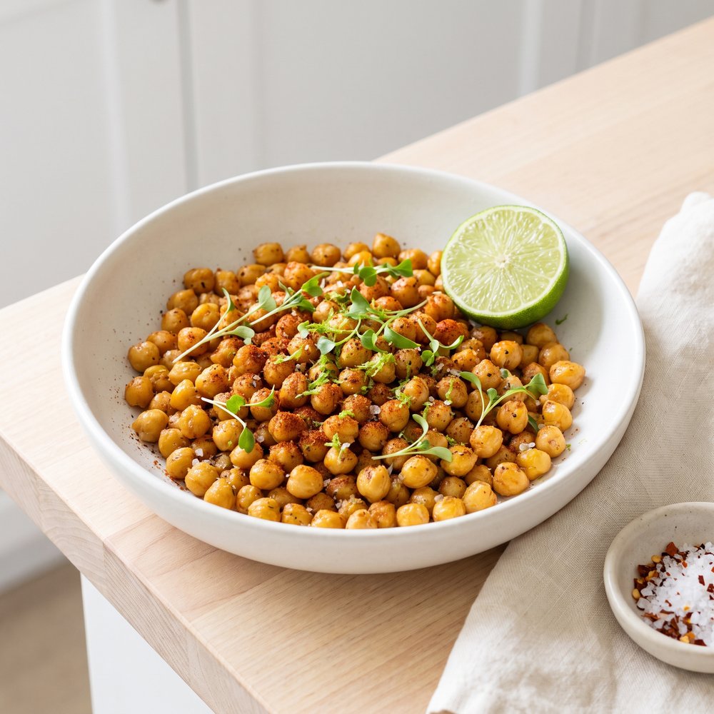 Crispy Air Fryer Chickpeas