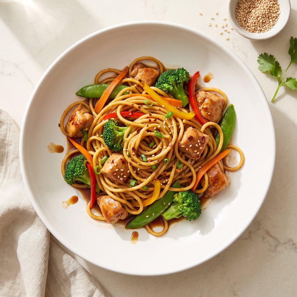 Teriyaki Chicken with Noodles