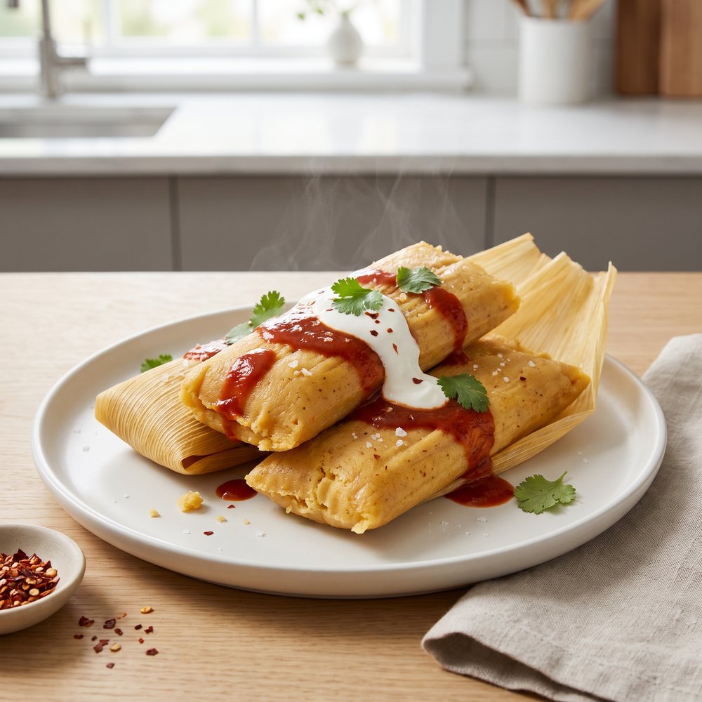 Authentic Homemade Pork Tamales