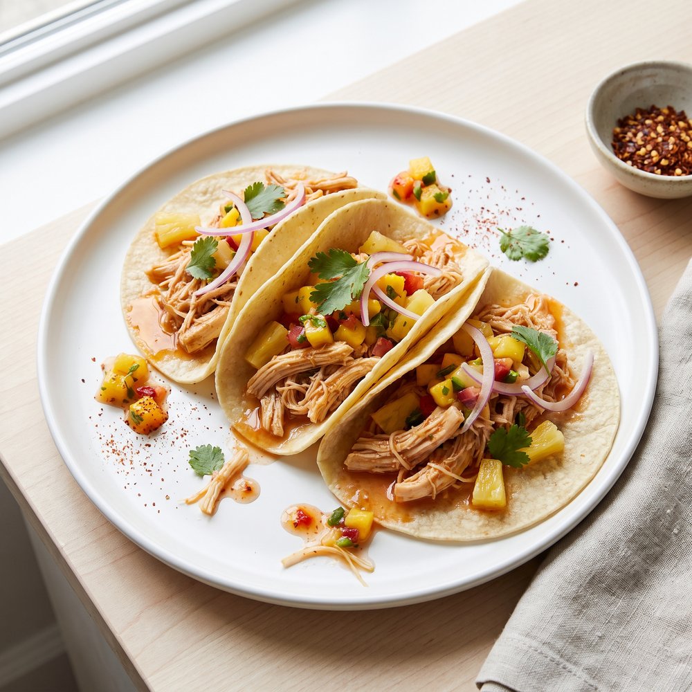 Set-It-and-Forget-It Slow Cooker Chicken Tacos