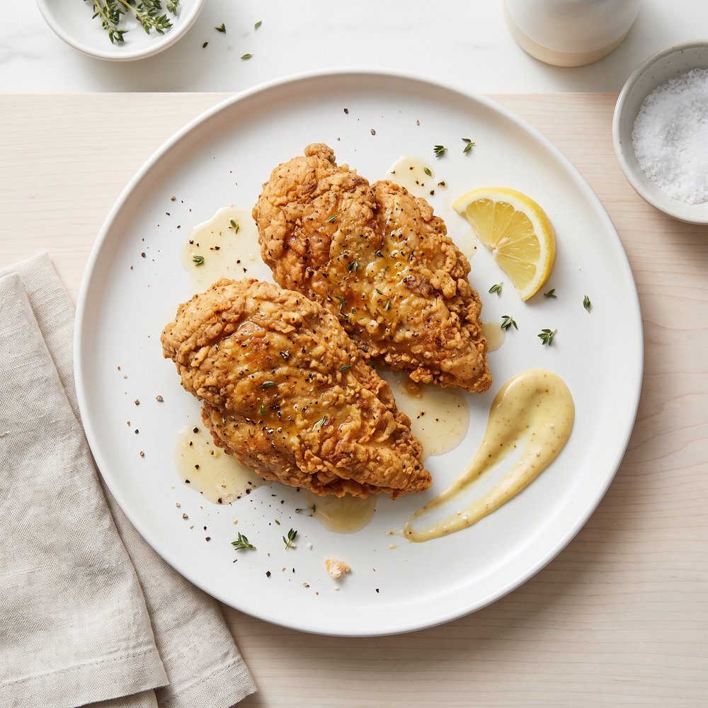 Crispy Skillet Chicken Breasts