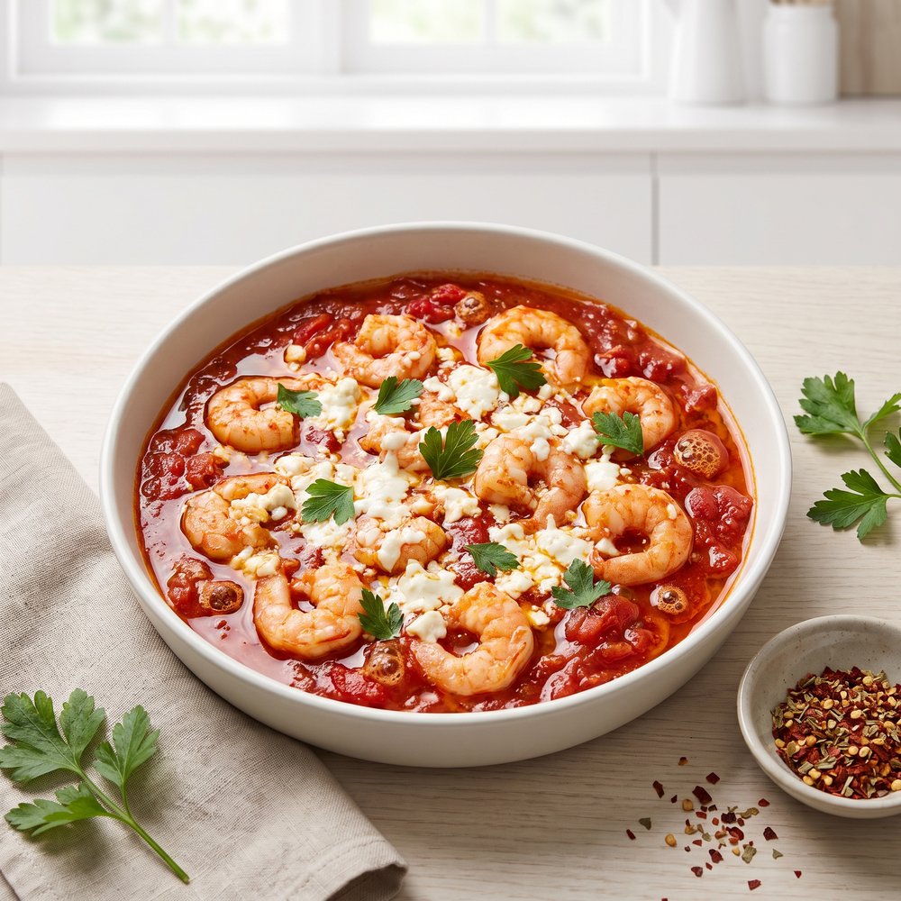 Greek-Style Shrimp Saganaki