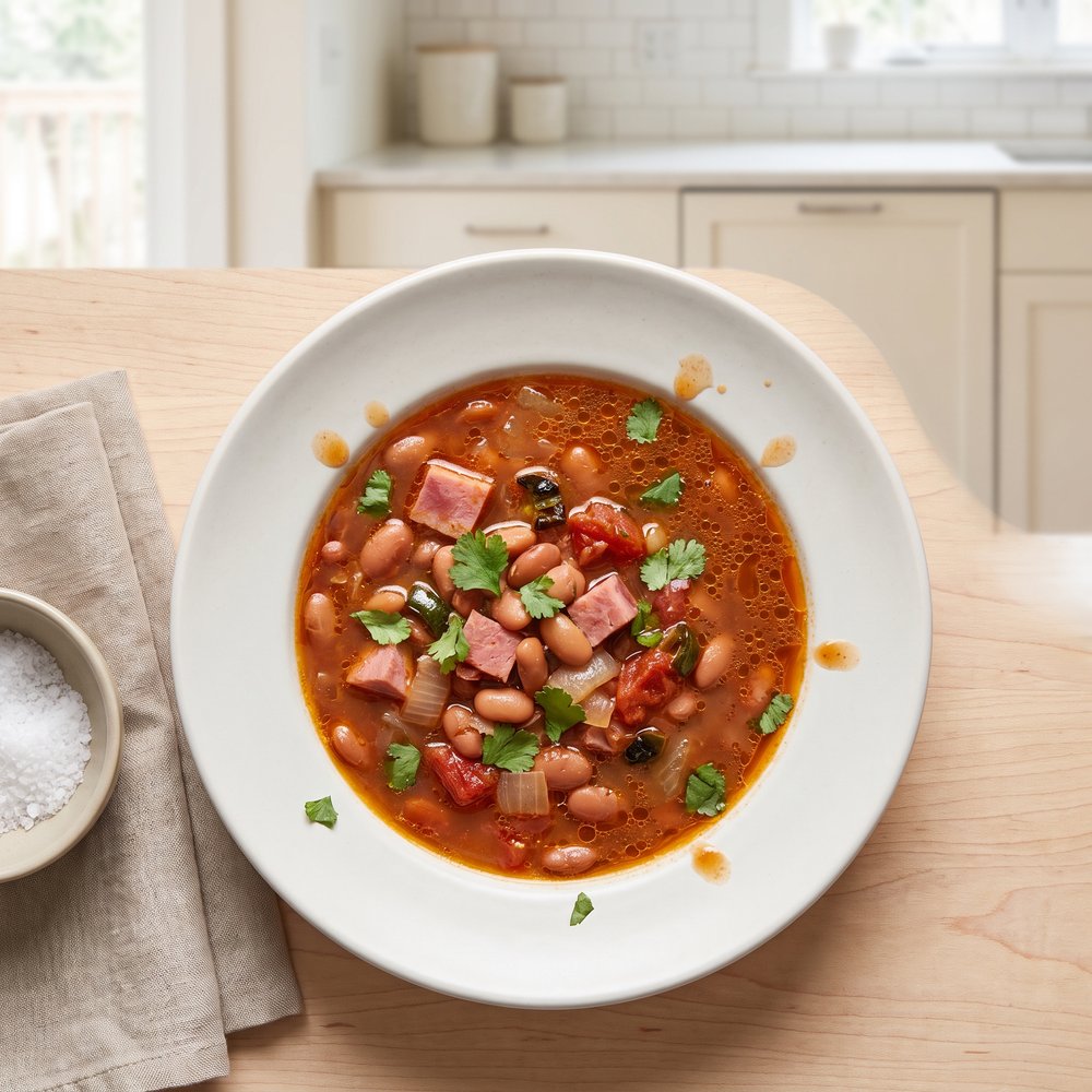 Easy Cowboy Beans (Frijoles Charros)