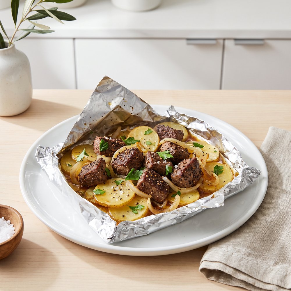 Campfire Cube Steak Packets