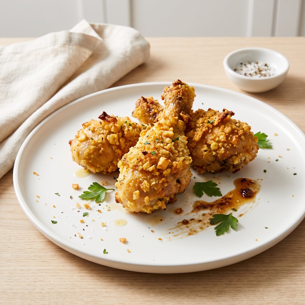 Oven-Crisped Chicken Drumsticks