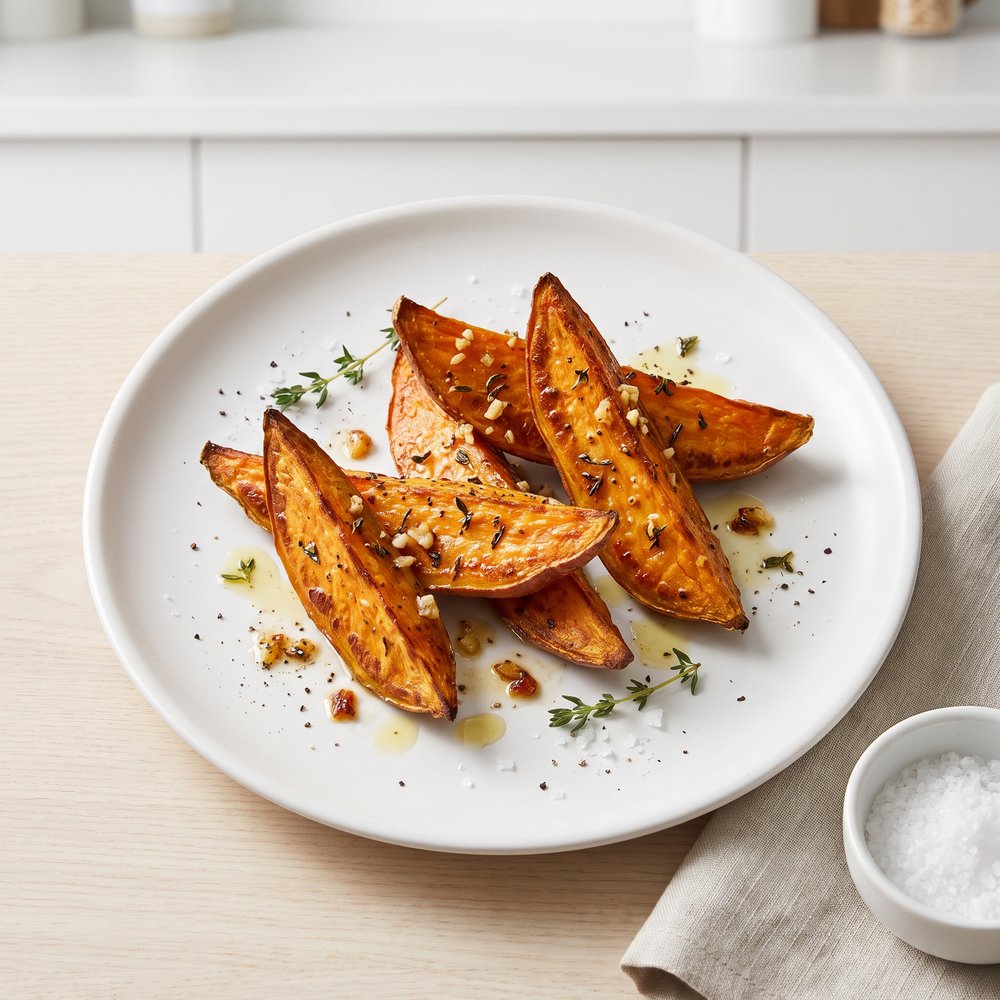 Thyme Roasted Sweet Potatoes