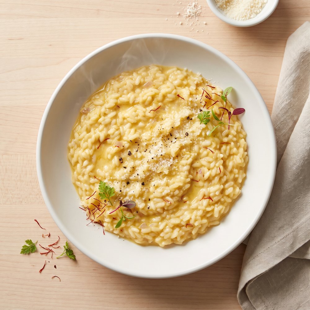 Pressure-Cooked Saffron Risotto