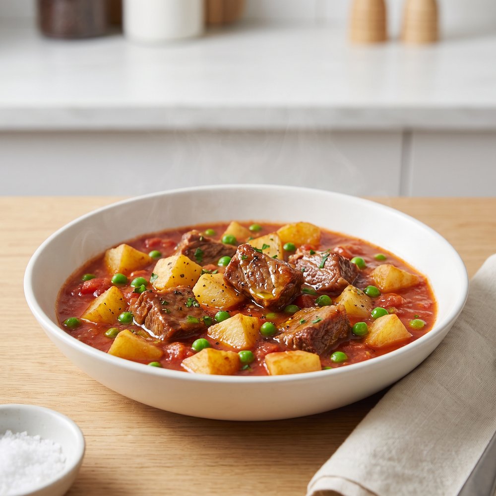 Speedy Short Rib Tomato-Veggie Stew