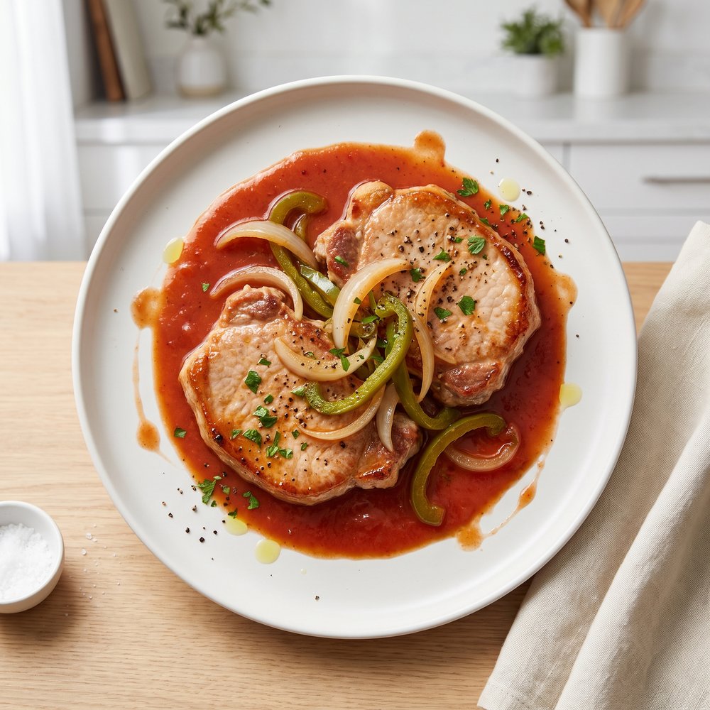 Tomato-Braised Pork Chops II