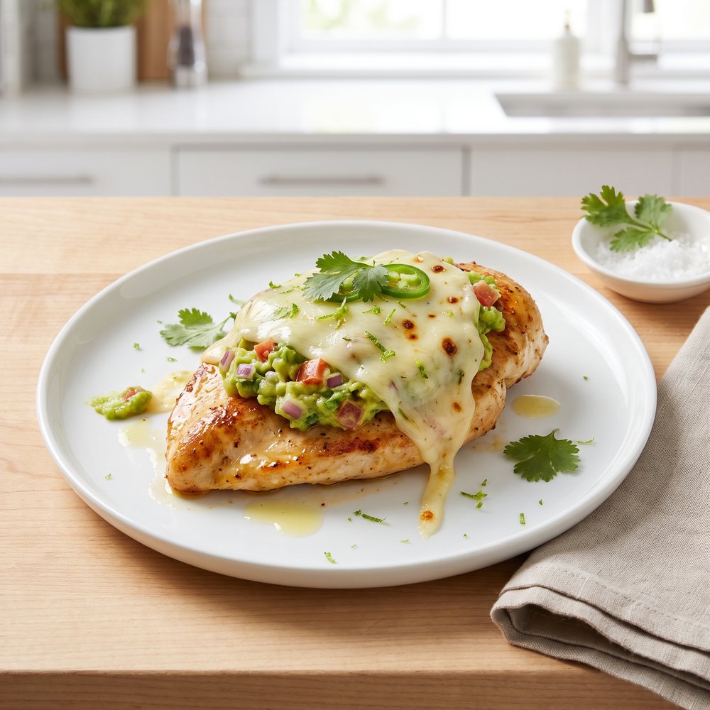Guacamole Chicken Melt with Pepper Jack