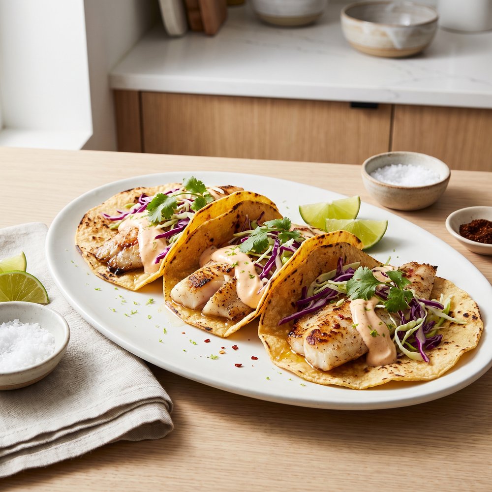 Grilled Tex-Mex Fish Tacos