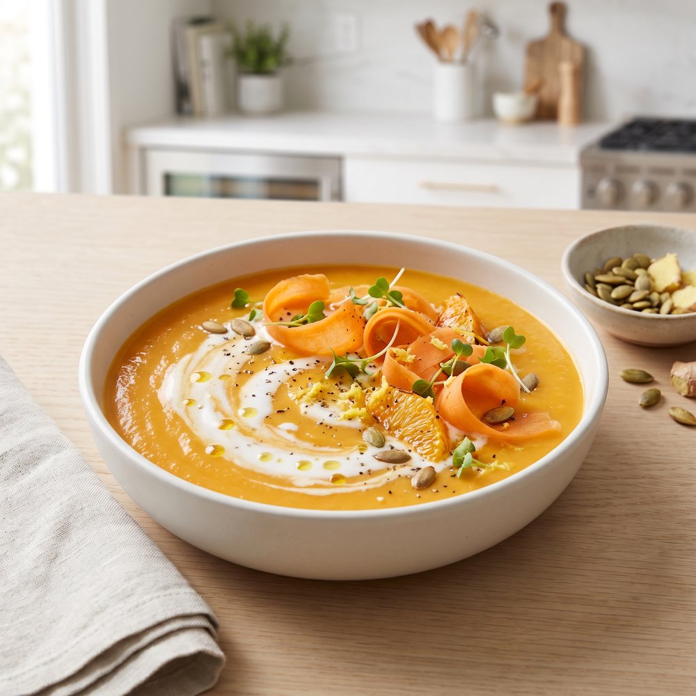 Orange-Kissed Carrot Soup