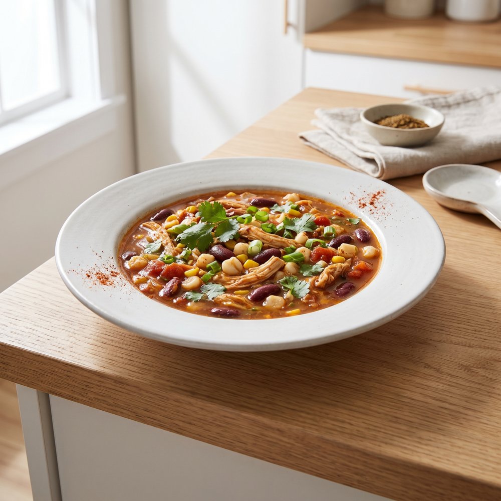 Speedy Weeknight Chicken Chili