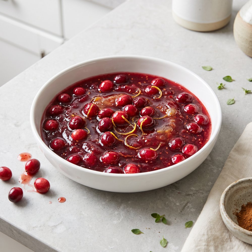 Maple Syrup Cranberry Sauce