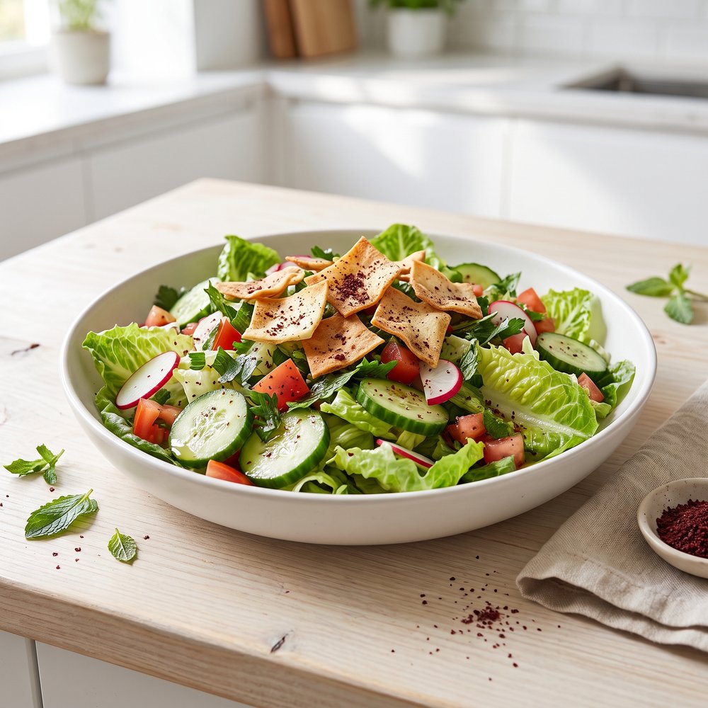 Lebanese Fattoush (Bread Salad)