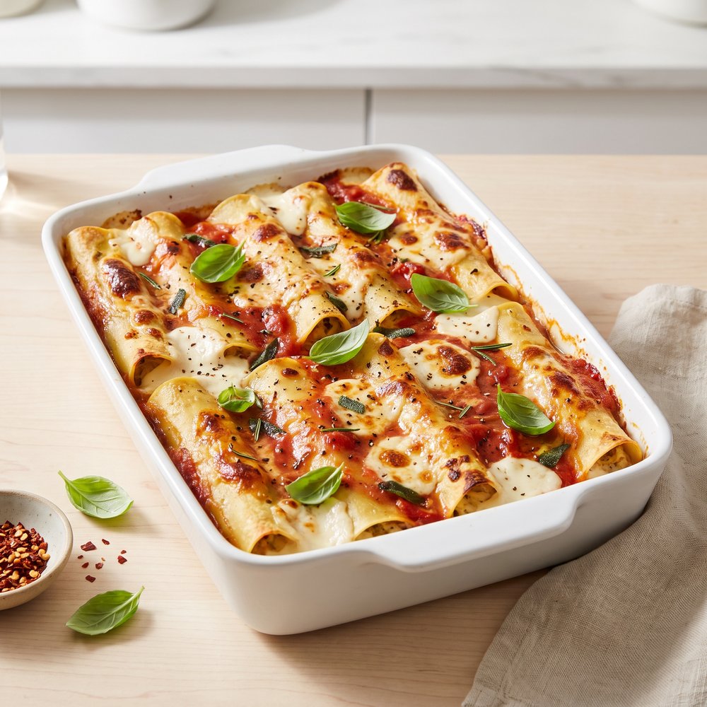 Oven-Baked Italian Cannelloni