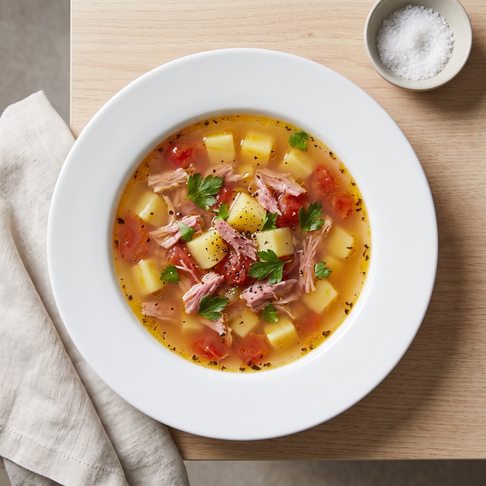 Different Ham and Potato Soup