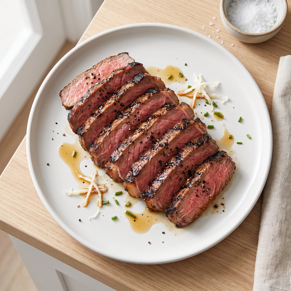 Sirloin Steak in Cola–Soy Marinade
