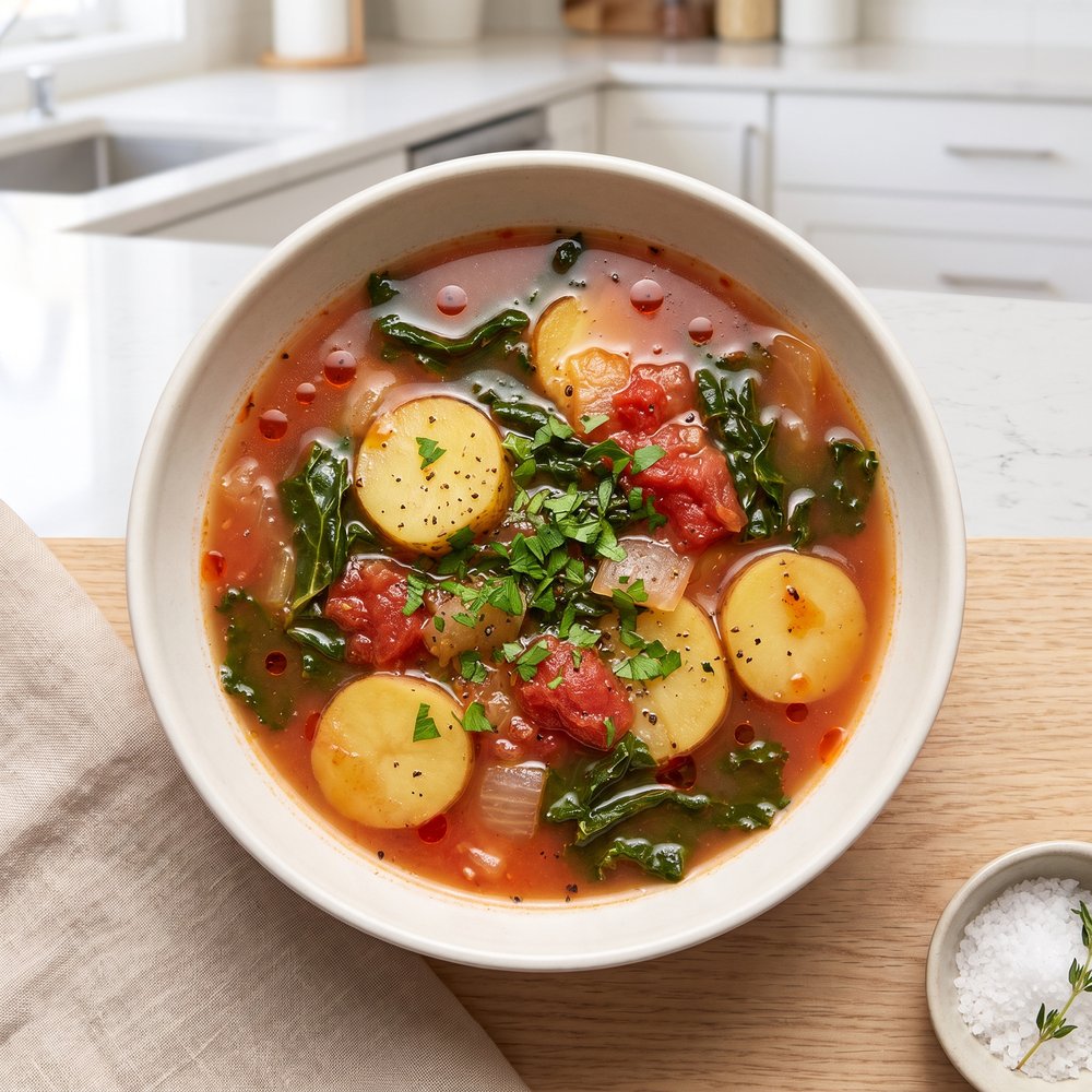 Plant-Based Portuguese Kale Soup