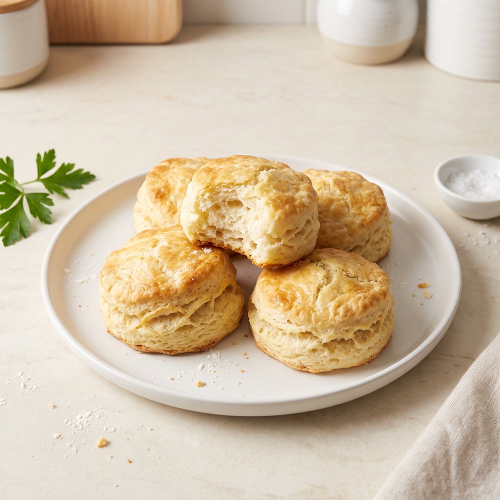 Tangy Sour Cream Buttermilk-Style Biscuits