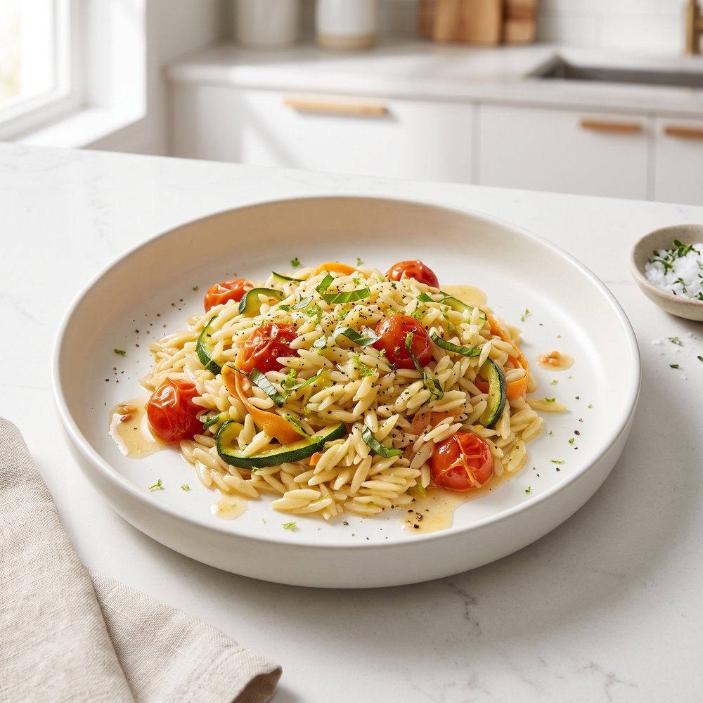 Vegetarian Lime Orzo