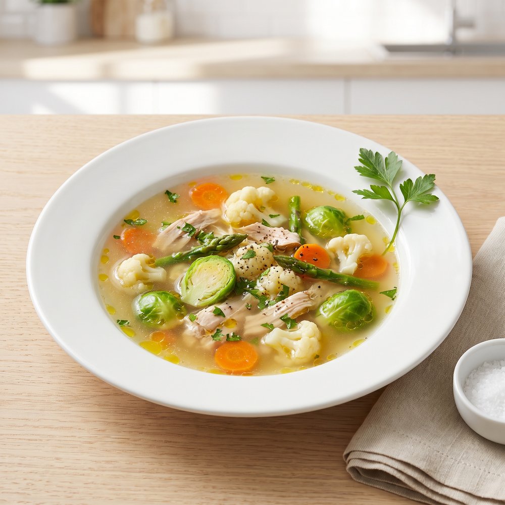Chicken and Vegetables Soup