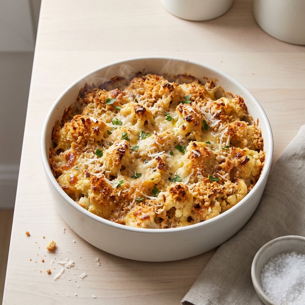 Cauliflower Gratin with Truffled Pecorino